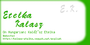 etelka kalasz business card